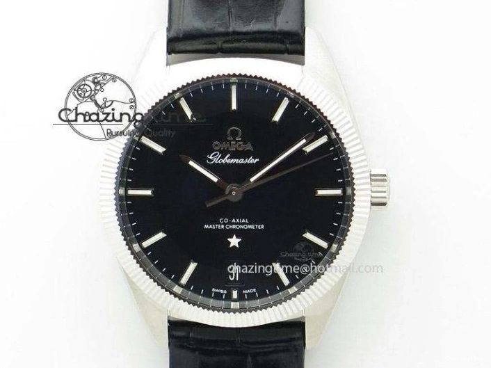 0719 De Ville MK 1:1 Best Edition SS Black Dial On Black Leather Strap A Unisex 8261